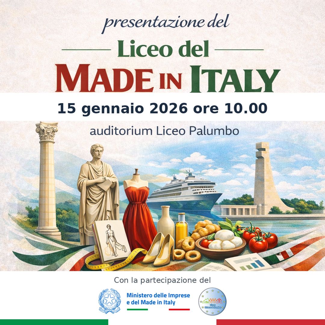 Presentazione del Liceo del Made in Italy